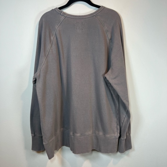 Goodfellow & Co Mens French Terry Crew Neck Cotton Sweatshirt Distressed Gray XL - Picture 9 of 12